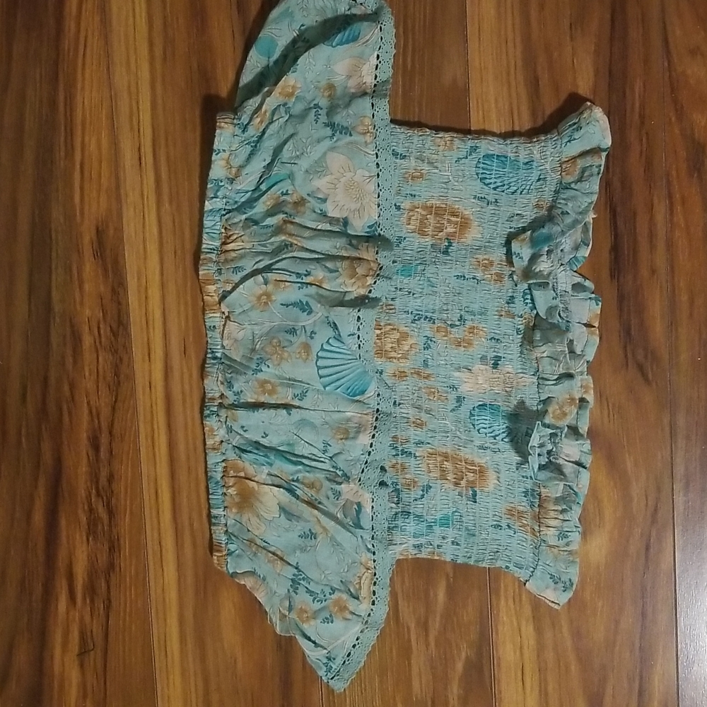 NWOT Spell Seashell Tube Top/Crop Top